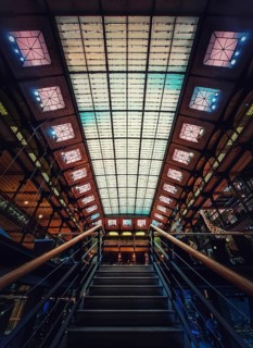 Staircase inside the Museum of Natural History