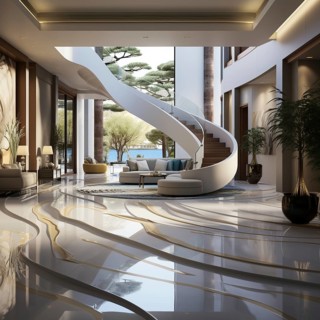 Modern apartment furnishings
