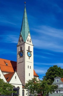 Church tower with clock