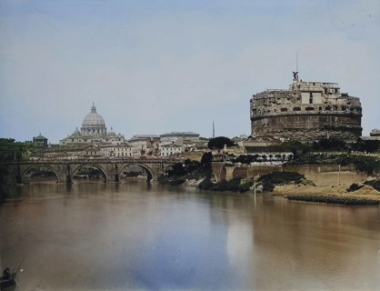 View of the Tiber with Castel Sant'Angelo