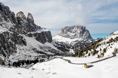 Snow-covered mountains