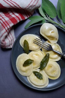 Tortellini with sage butter