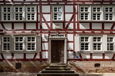 Historic half-timbered house