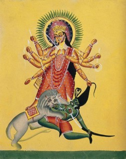 Durga Killing the Demon