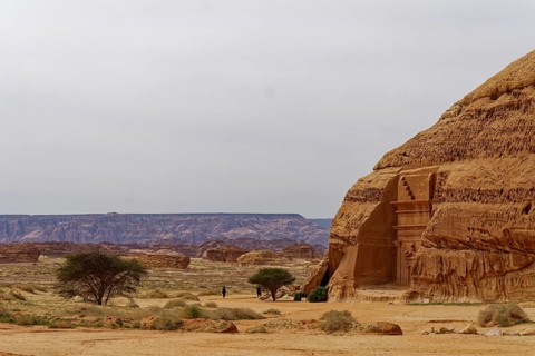 Rock City Hegra near Al'Ula