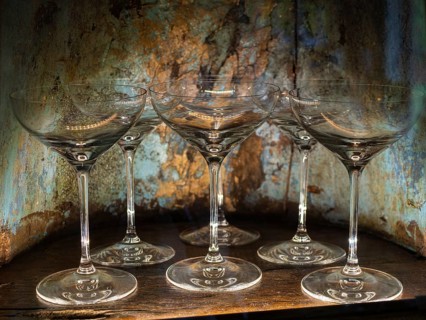 Lead crystal glasses