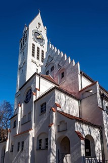 Church of the Redeemer in the style of historicism and art nouveau by Theodor fisherman