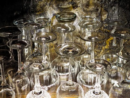 Lead crystal glasses