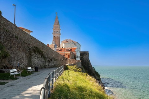 Historic walled city of Piran