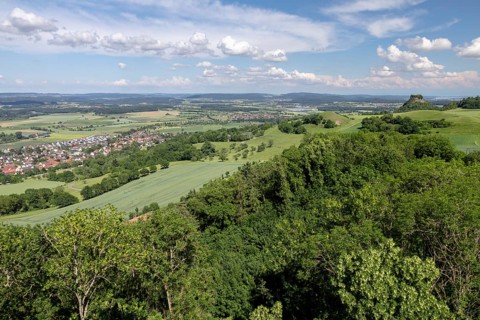 View from Maegdeberg Ruin