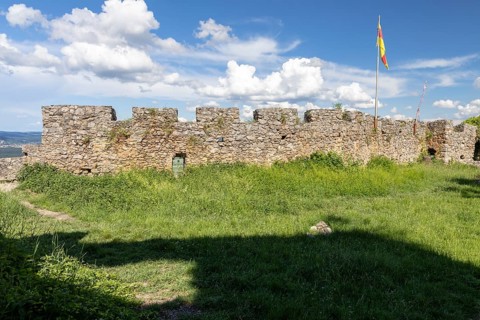 View from the ruins of Maegdeberg Castle