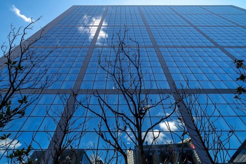 Side facade of the Grand Arche