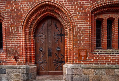 Church portal in Ribe Cathedral