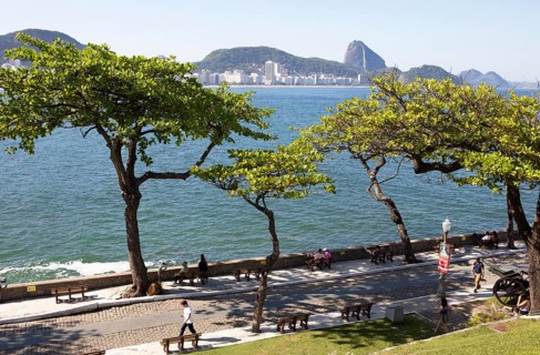 Promenade at the Forte de Copacabana