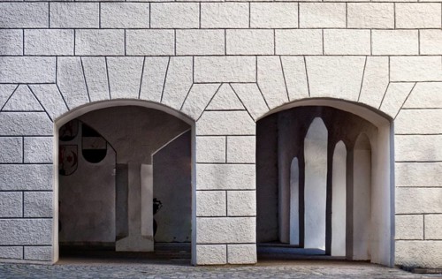 Double archway in Bad Waldsee
