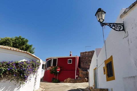 Houses in the medieval village of Salir