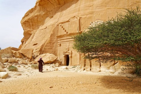 Rock City Hegra near Al'Ula