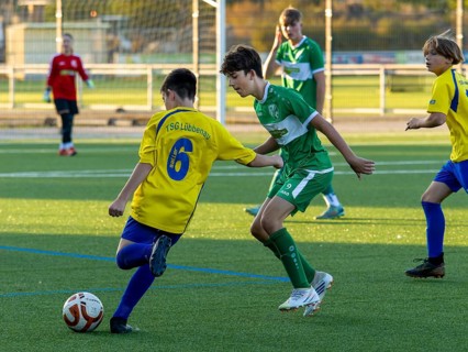 Football match for children and youth team