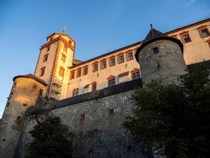 Marienberg Fortress in the evening light