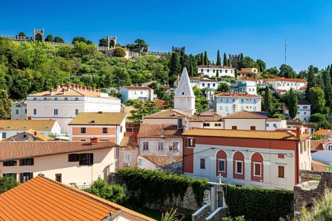 View of the old town from the city walls