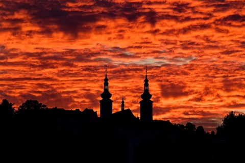 Towers of the Marian shrine Loreta