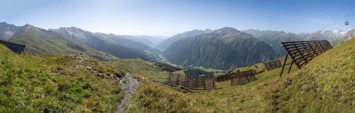 View from Mount Schareck into Moelltal