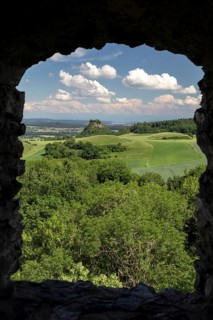 View from the ruins of Maegdeberg Castle