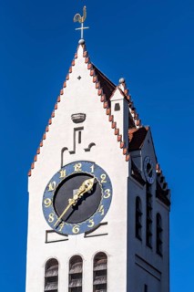 Bell tower with tower clock