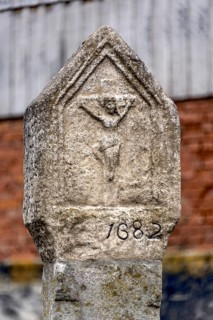 Stone wayside shrine
