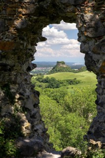View from the ruins of Maegdeberg Castle