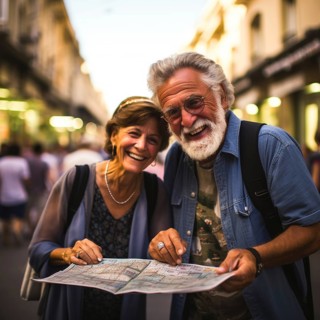 Sprightly seniors visit Rome and sights