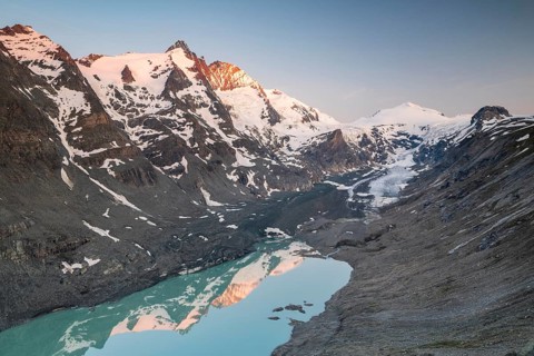 View from Kaiser-Franz-Josefs-Hoehe to Grossglockner