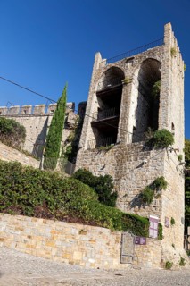 Parts of the old city wall of Piran