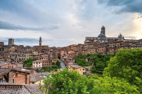 City view of Siena