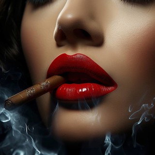 Close-up of a woman's lips