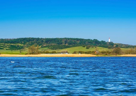 Listed lighthouse or beacon Dornbusch on the Schluckswiek or Schluckwieksberg