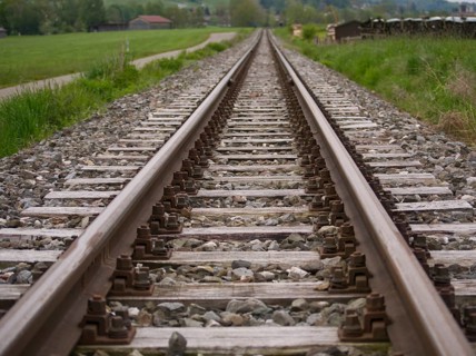 Railway track to nowhere