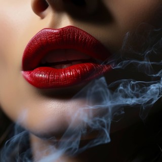 Close-up of a woman's lips