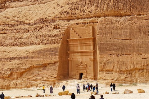 Rock City Hegra near Al'Ula