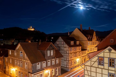 Historic half-timbered houses