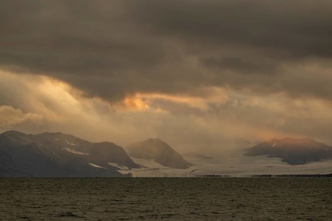 Evening mood and clouds