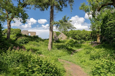 View from the ruins of Maegdeberg Castle