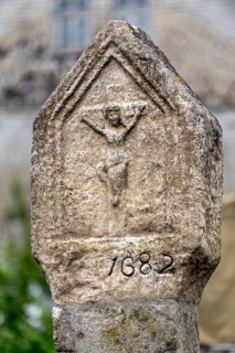 Stone wayside shrine