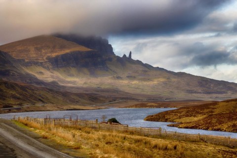 View of Old man of storr