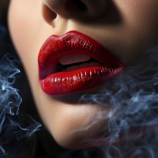 Close-up of a woman's lips