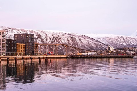 Tromso Harbour with new buildings
