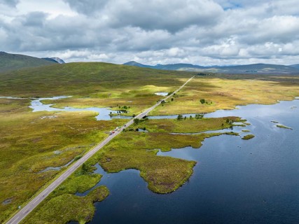 Aerial view of Loch Ba
