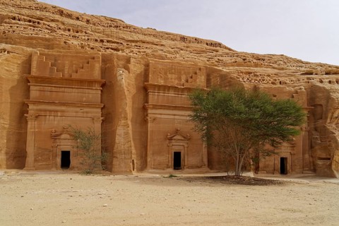 Rock City Hegra near Al'Ula