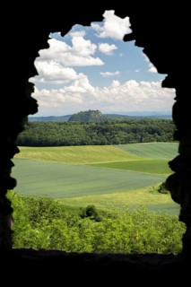 View from the ruins of Maegdeberg Castle