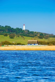 Listed lighthouse or beacon Dornbusch on the Schluckswiek or Schluckwieksberg